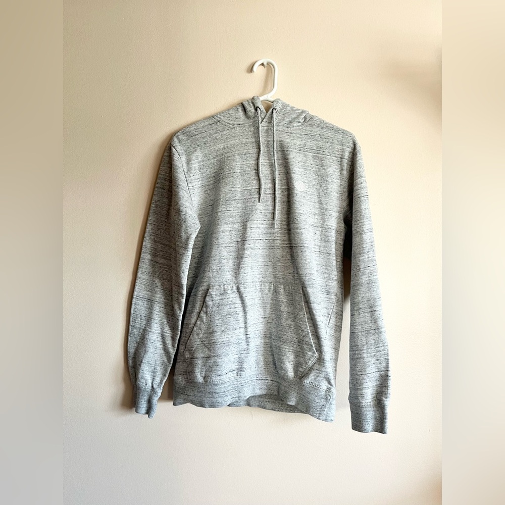Volcom grey fleece drawstring hoodie (men’s small)